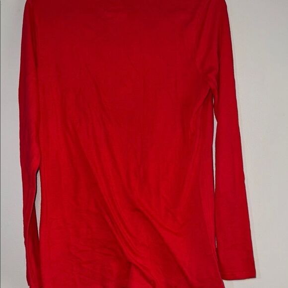 No Boundaries Red Fitted Long Sleeve Tee - Picture 7 of 8